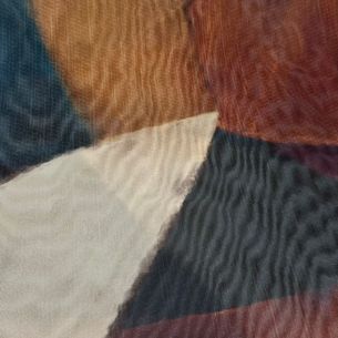 Tecido Tule De Malha Estampado Mosaico Horizonte Marinho • Conexão 2