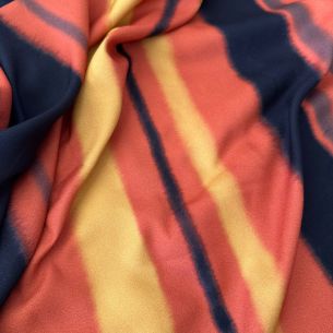 Tecido Crepe de Viscose African Orange • Conexão Tecidos