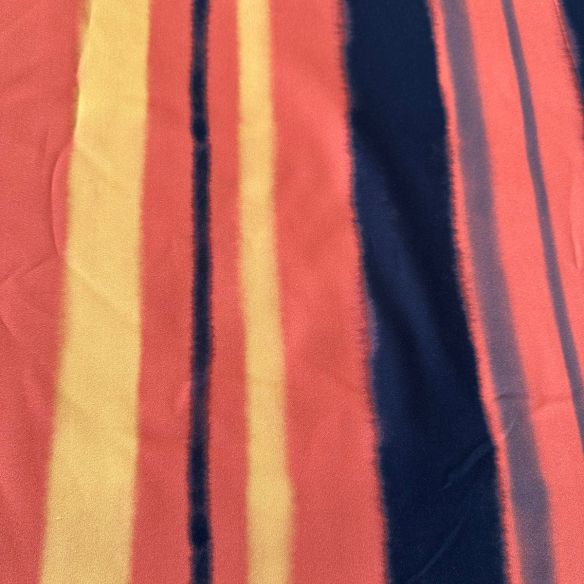 Tecido Crepe De Viscose Estampado African Orange • Conexão Tecidos