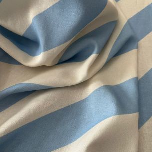 Tecido Linho Misto Listras Transversais • Conexão Tecidos