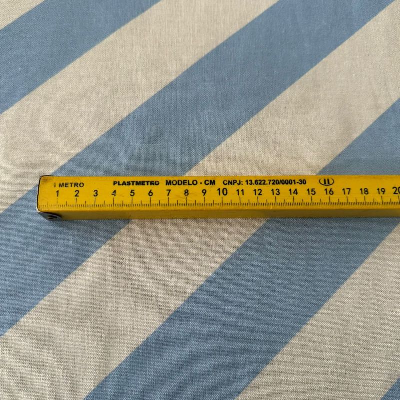 Tecido Linho Misto Listras Transversais • Conexão Tecidos