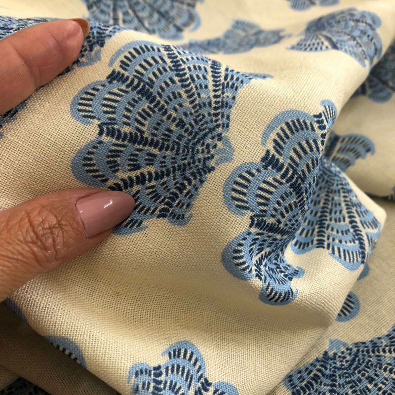 Tecido Linho Misto Estampado Exclusivo • Conexão Tecidos