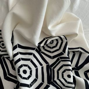 Tecido Linho Misto Estampa Barrada Rio • Conexão Tecidos 2