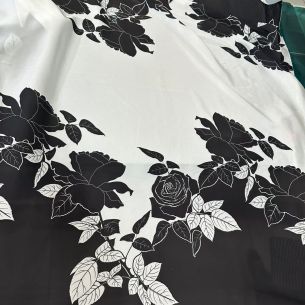 Tecido Cetim Toque De Seda Estampa Barrado Duplo • Conexão Tecidos