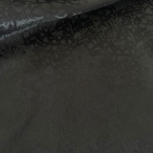 Tecido Jacquard Relevo Preto • Conexão Tecidos
