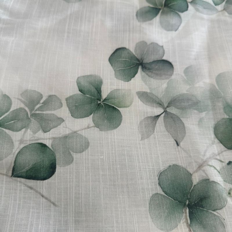 TECIDO CAMBRAIA DE LINHO MISTO FOLHAGEM IV • Conexão Tecidos