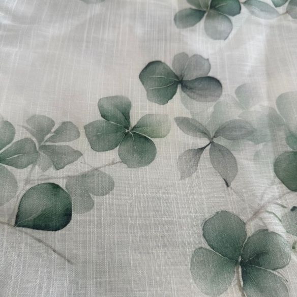 TECIDO CAMBRAIA DE LINHO MISTO FOLHAGEM IV • Conexão Tecidos