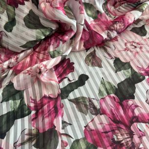 Tecido Musseline Devorê Florence Imperial • Conexão Tecidos