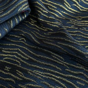 JACQUARD Azul Soberano Gold • Conexão Tecidos 2