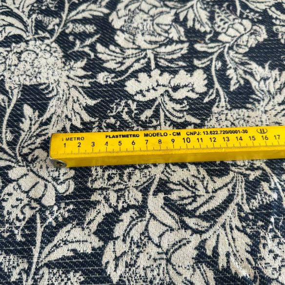 JACQUARD BROCADO EXCLUSIVO BLUE VENETTO • Conexão Tecidos