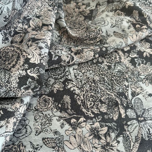 Tecido Jacquard Leve Heritage Floral 100% Algodão • Conexão Tecidos