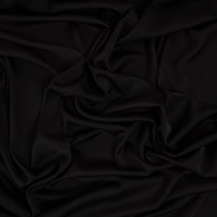 Tecido Crepe Légère Black • Conexão Tecidos