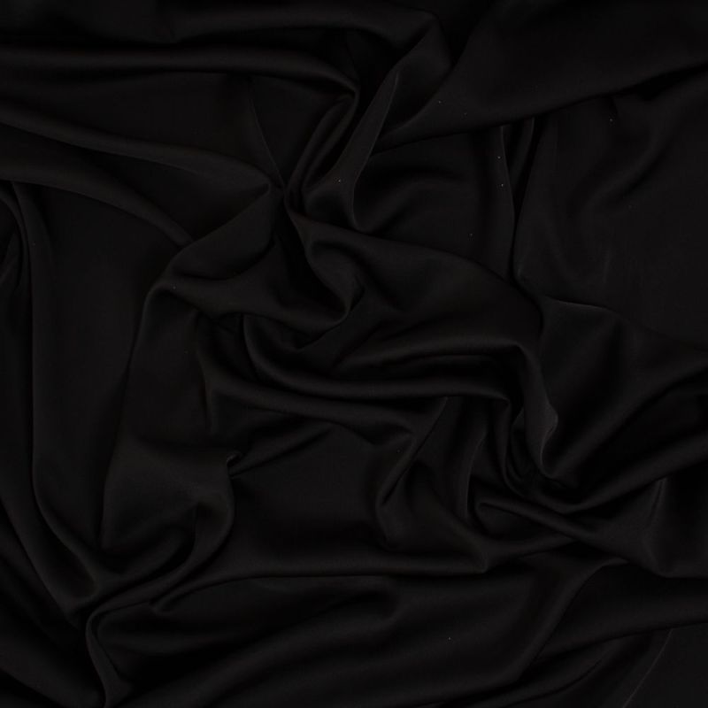 Tecido Crepe Légère Black • Conexão Tecidos
