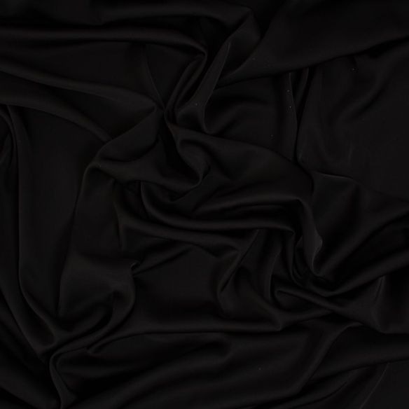 Tecido Crepe Légère Black • Conexão Tecidos