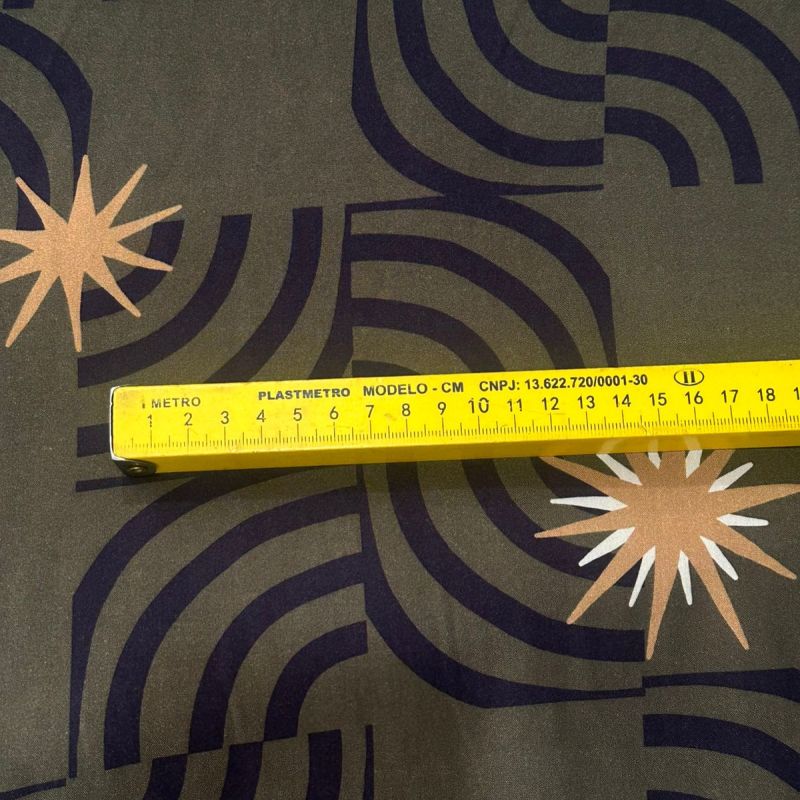 Tecido Viscose Estampada Horizonte Místico • Conexão Tecidos