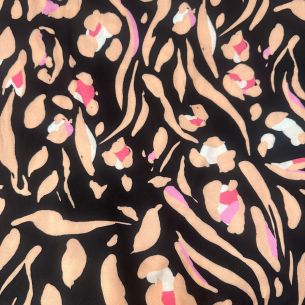 Tecido Viscose Estampada Safari Pink • Conexão Tecidos 2