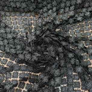 Tecido Renda Guipuir Black • Conexão Tecidos