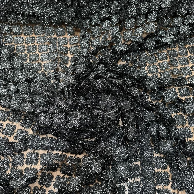 Tecido Renda Guipuir Black • Conexão Tecidos