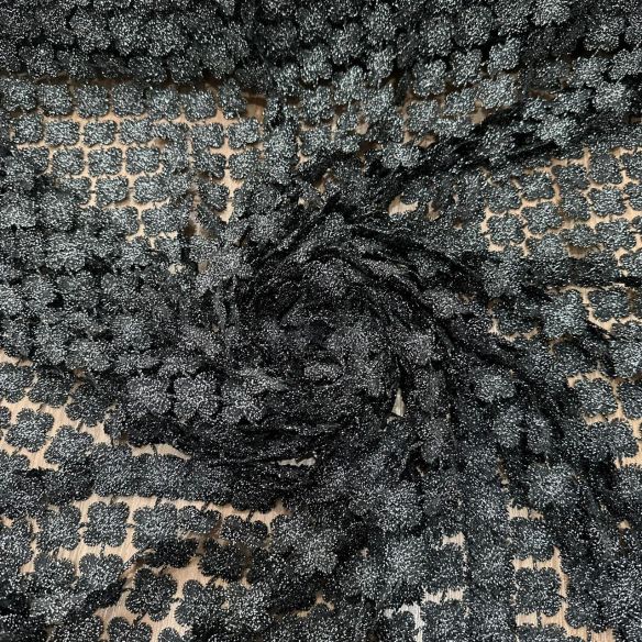 Tecido Renda Guipuir Black • Conexão Tecidos