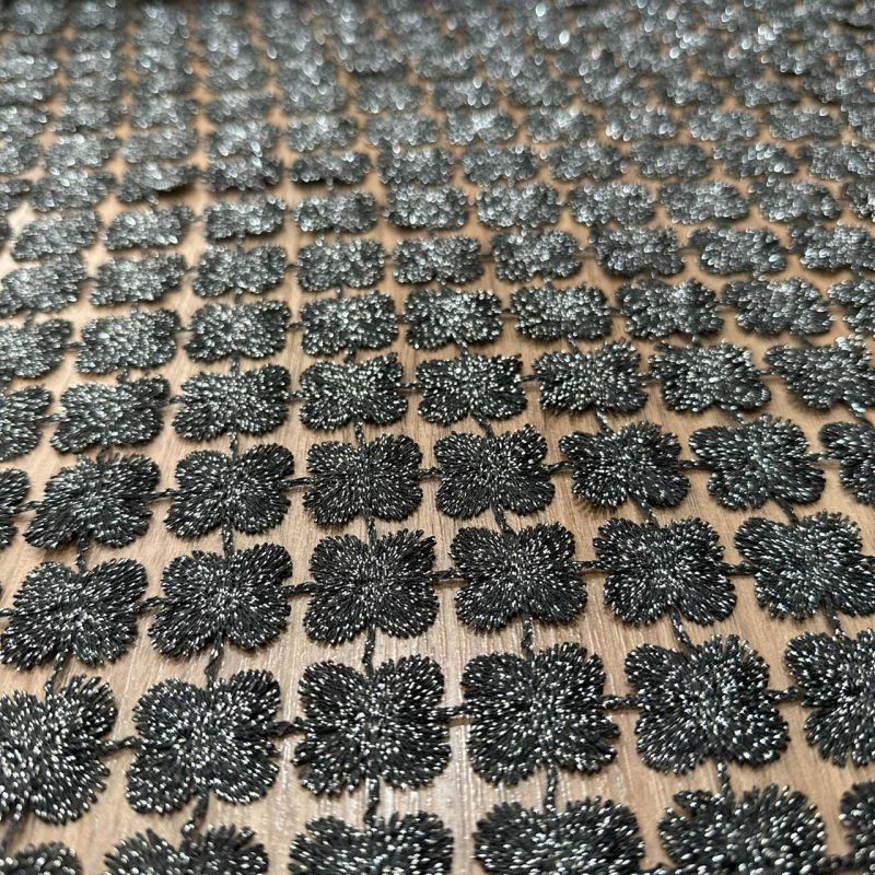 Tecido Renda Guipuir Black • Conexão Tecidos