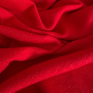 Tecido Lã Pura Vermelho Papoula • Conexão Tecidos