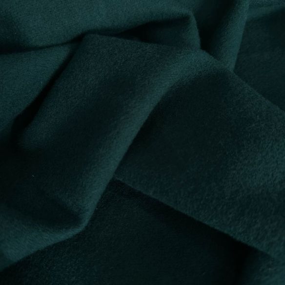 Tecido Lã Pura Verde Petróleo Escuro • Conexão Tecidos