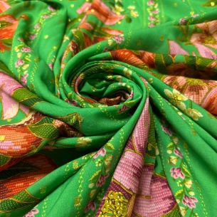 Tecido Viscose Estampada Bali Foil • Conexão Tecidos