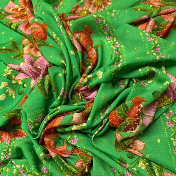 Tecido Viscose Estampada Bali Foil • Conexão Tecidos