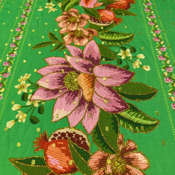 Tecido Viscose Estampada Bali Foil • Conexão Tecidos