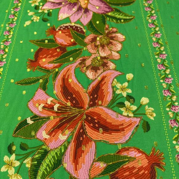 Tecido Viscose Estampada Bali Foil • Conexão Tecidos