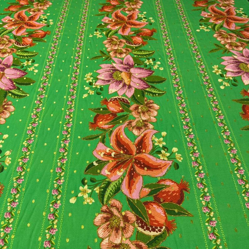 Tecido Viscose Estampada Bali Foil • Conexão Tecidos