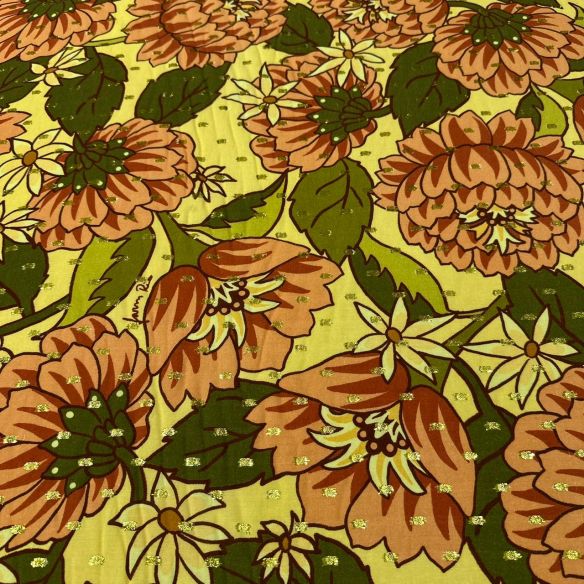 Tecido Viscose Estampada Alegria das Cores Foil • Conexão Tecidos