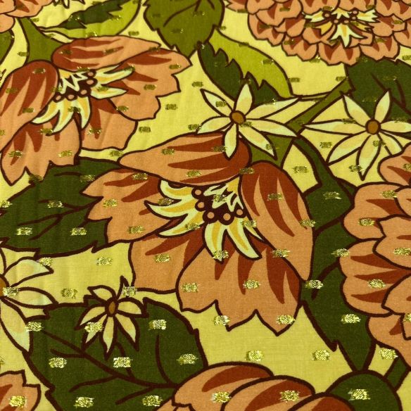 Tecido Viscose Estampada Alegria das Cores Foil • Conexão Tecidos