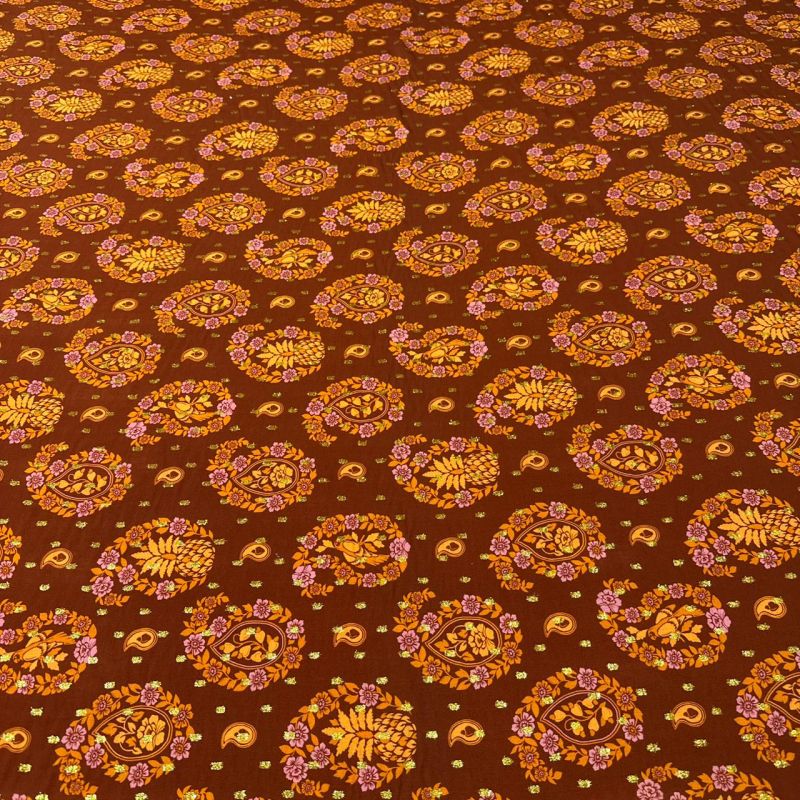 Tecido Viscose Estampada Boho Foil • Conexão Tecidos