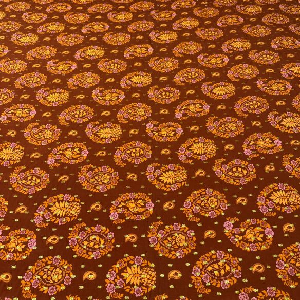 Tecido Viscose Estampada Boho Foil • Conexão Tecidos