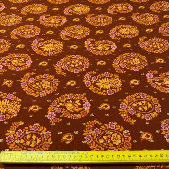 Tecido Viscose Estampada Boho Foil • Conexão Tecidos