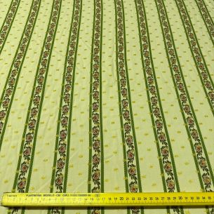 Tecido Viscose Estampada Boho Garden Foil • Conexão Tecidos