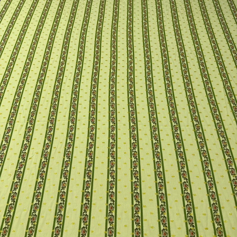 Tecido Viscose Estampada Boho Garden Foil • Conexão Tecidos