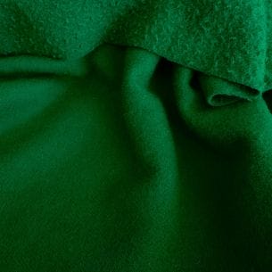 Tecido Lã Pura Verde Pinheiro Dupla Face • Conexão Tecidos