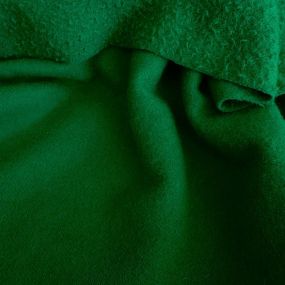 Tecido Lã Pura Verde Pinheiro Dupla Face • Conexão Tecidos