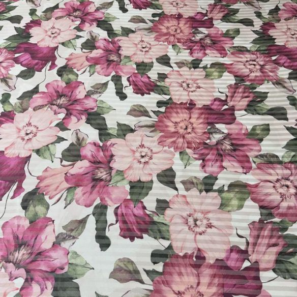 Tecido Musseline Devorê Florence Imperial • Conexão Tecidos