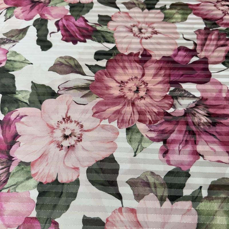 Tecido Musseline Devorê Florence Imperial • Conexão Tecidos