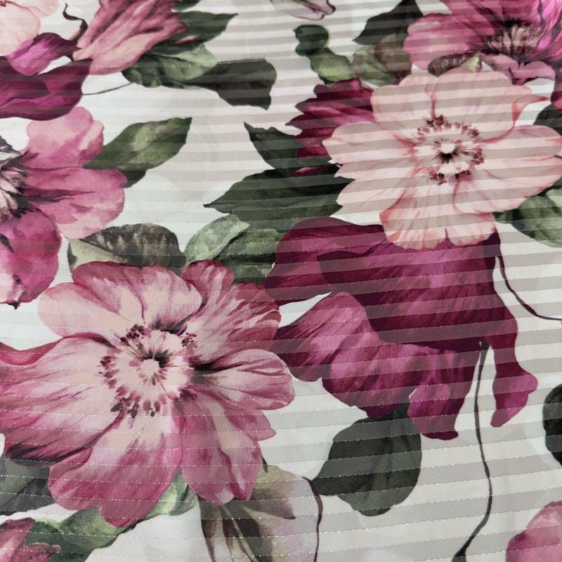 Tecido Musseline Devorê Florence Imperial • Conexão Tecidos