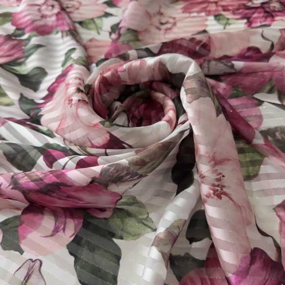 Tecido Musseline Devorê Florence Imperial • Conexão Tecidos