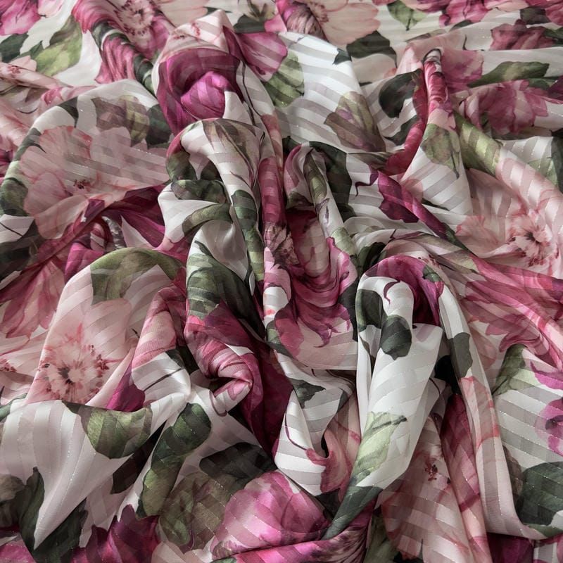 Tecido Musseline Devorê Florence Imperial • Conexão Tecidos