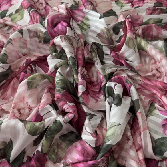 Tecido Musseline Devorê Florence Imperial • Conexão Tecidos