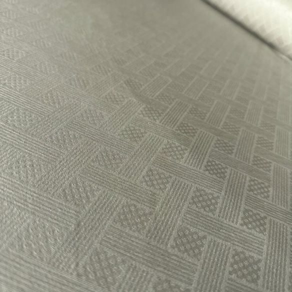 Tecido Sarja Lisa Caqui Jacquard • Conexão Tecidos