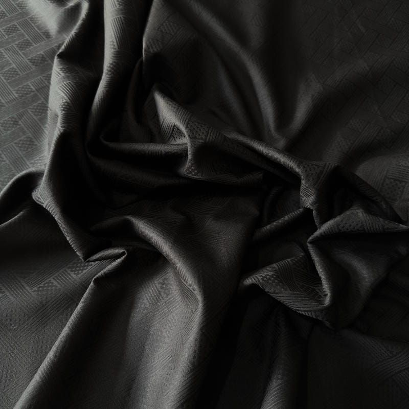 Tecido Sarja Lisa Marrom Café Jacquard • Conexão Tecidos