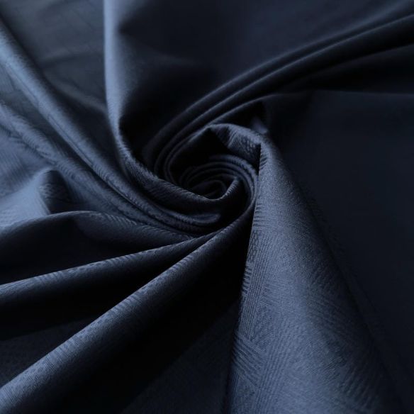 Tecido Sarja Lisa Marinho Noite Jacquard • Conexão Tecidos