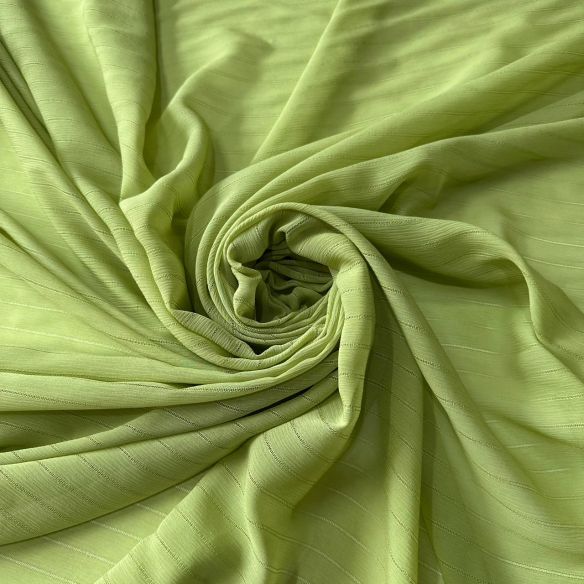 Tecido Chiffon De Seda Ajour Verde Pistache • Conexão Tecidos